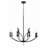 Zachiah 12 Light Black Chandelier