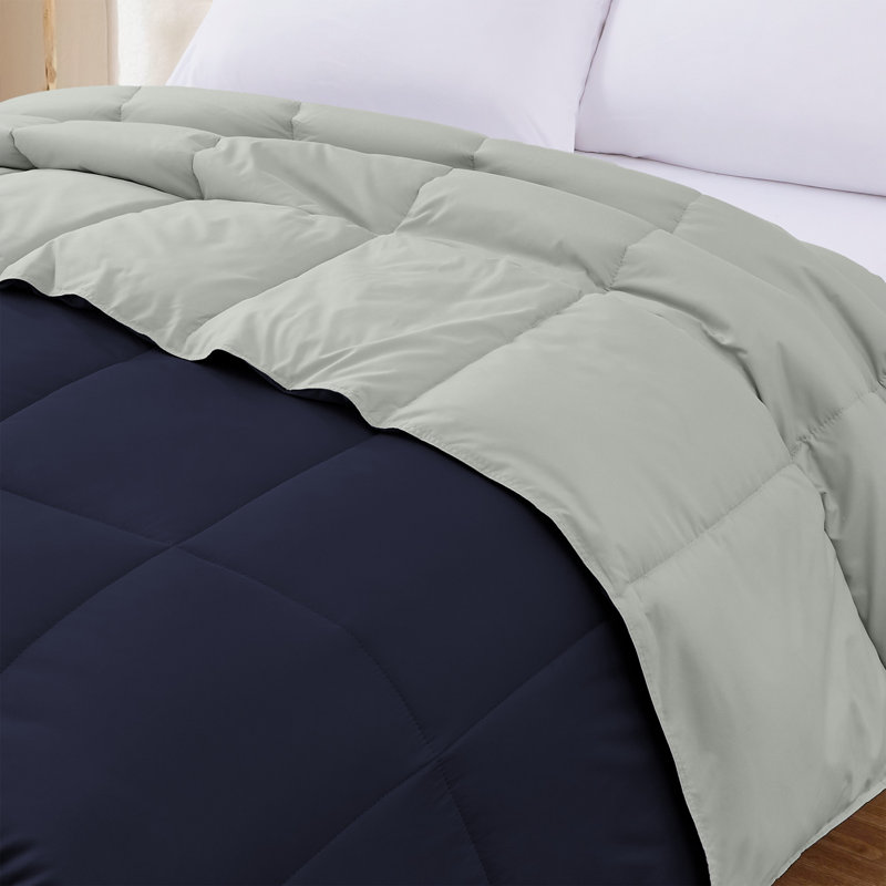 Modern Threads Comforter Duvet Insert, Reversible Quilted Down Alternative Comforter with Corner Tabs, All Season Bedding