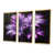 Toile avec cadre flottant or