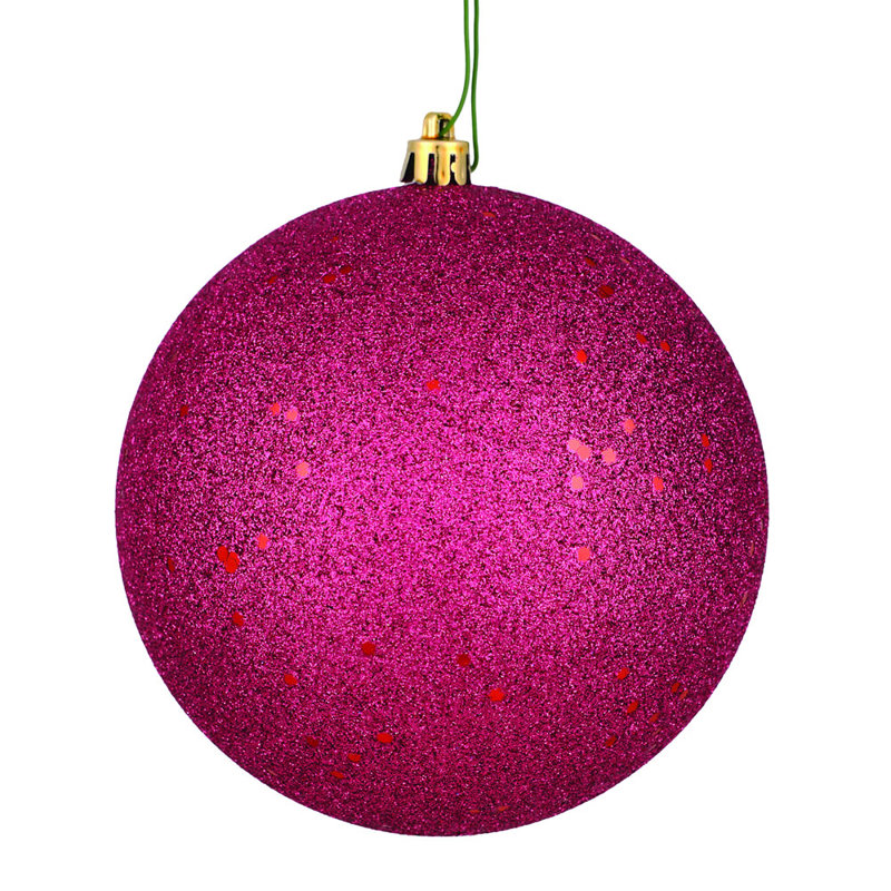 Ornement de Noël en forme de boule, H 8 po x l 8 po x P 8 po, Avoine