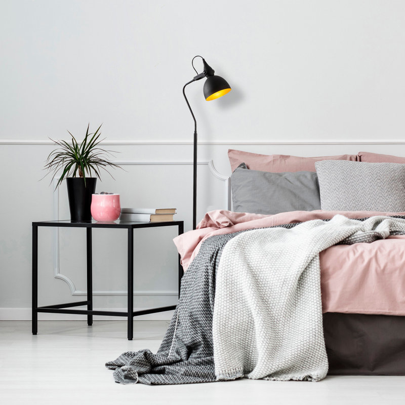 71.92'' Black Arched Floor Lamp