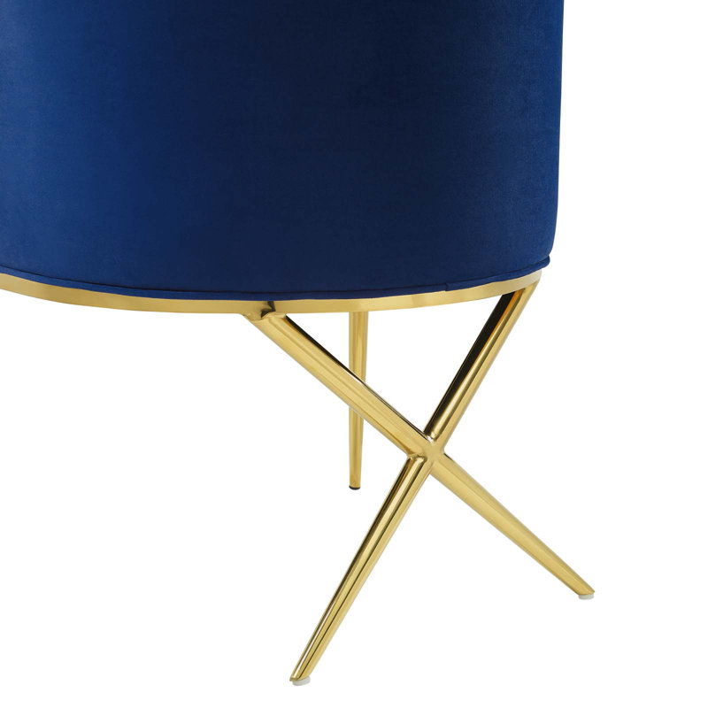 Fauteuil de salle à manger Modway, Bleu marine, 2