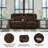 Valente Power Reclining Loveseat With Console