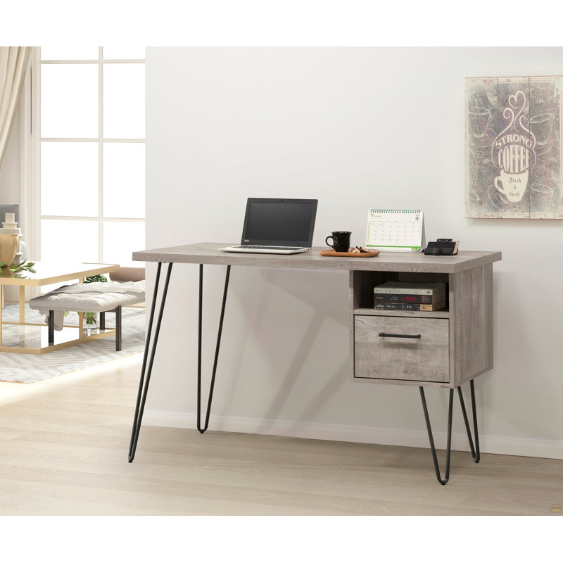 Bureau en chêne gris
