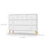 Austin 5-drawer Dresser, White/natural