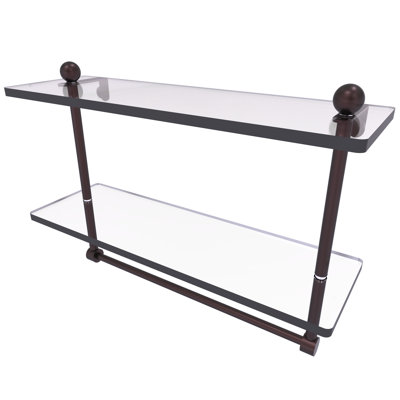 Tablette à 2 niveaux avec barre à serviettes Gober