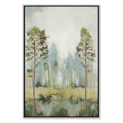 Teton "Tall Green Trees II" Print by Allison Pearce