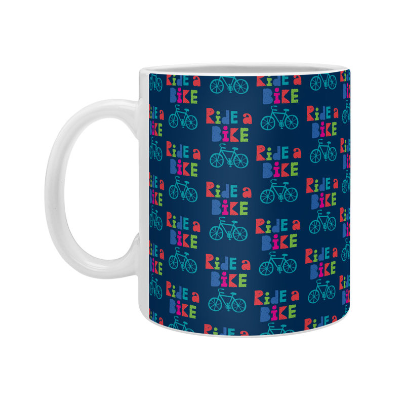 Grande tasse à café à l’inversion vélo