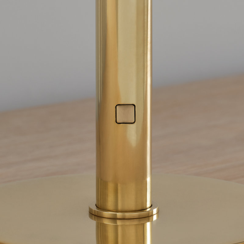 Rousseau LED Table Lamp, Antique Burnished Brass