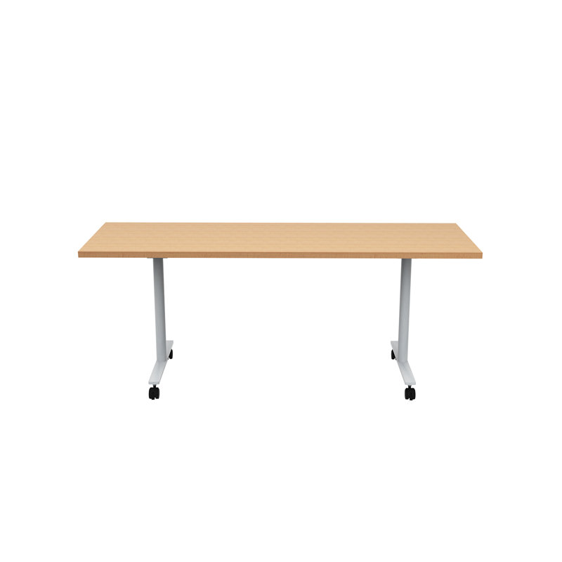 Table à roulettes Jurni, H 29,50 po x L 72 po x l 24 po, Érable fusion
