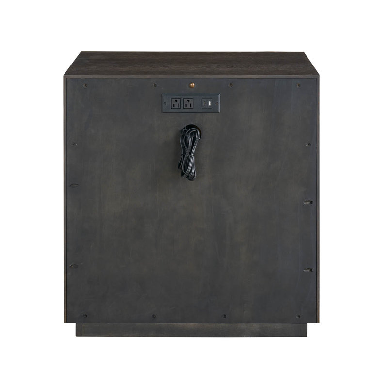 Modern 1 - Drawer Nightstand, Brown