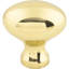 Egg 1 1/4" Length Oval Knob-19155388