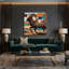 «Southwestern Animals» Bighorn Sheep 7, art mural sur toile brune-121905526
