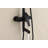 Exposed Wall Mount Shower Set, Rainfall Showerhead And Handheld, Matte Black