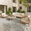 Tapis intérieur / extérieur gris argenté Foundry Select-69322823