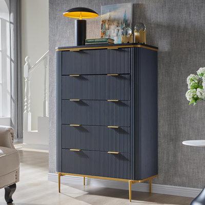 Commode 5 tiroirs 48 po