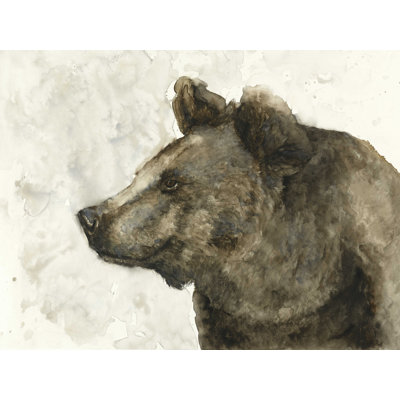 " Brown Bear Profile " Painting Print