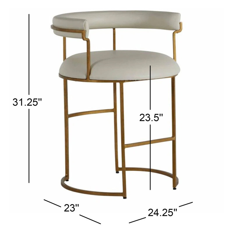 Mack 23.5" Counter Stool