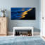 Nautical & Beach Ocean Waves Reflecting Golden Sunset Light-397738162