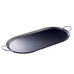 IMUSA 13" Carbon Steel Oval Shaped Non-Stick Griddle