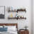 4-Piece Paulownia Wood Floating Shelves Wall Mount Bracket Shelf-1799773037-1799773032