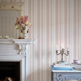 Rachel Ashwell Watercolour Stripe Grey Wallpaper