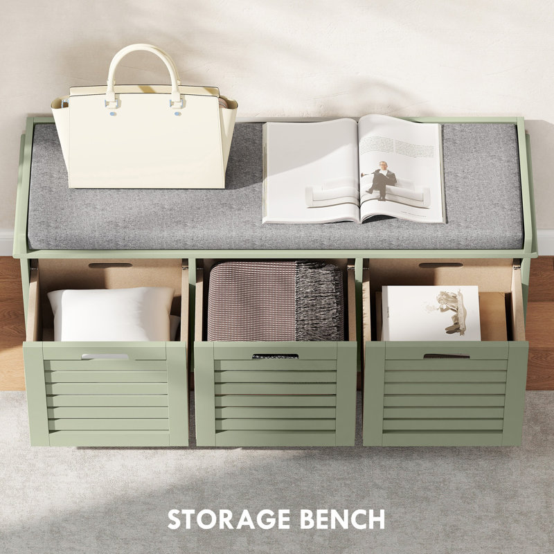 5 Pair Shoe Storage Bench