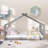 Antjeline Playhouse Bed with Roof | Wood Frame | Slat Support (No Box Spring Needed) | Semi-Enclosed Space for Better Sleep | 2-in-1 Play & Sleep for Bedroom-1766907747-1766907745-1755272442