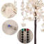 Lampe sur pied à branches 59 po, cerisier en fleurs avec télécommande, huit effets lumineux