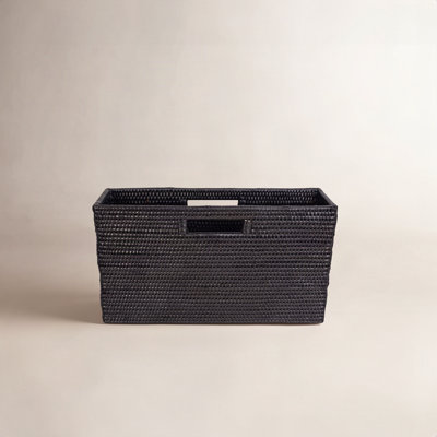 Rattan Free Standing Magazine Rack