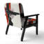 Chaise avec accoudoirs rembourrée Geometric IV-1963969506-1951322358