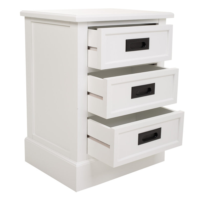 Maye 45cm W Manufactured Wood Bedside Table