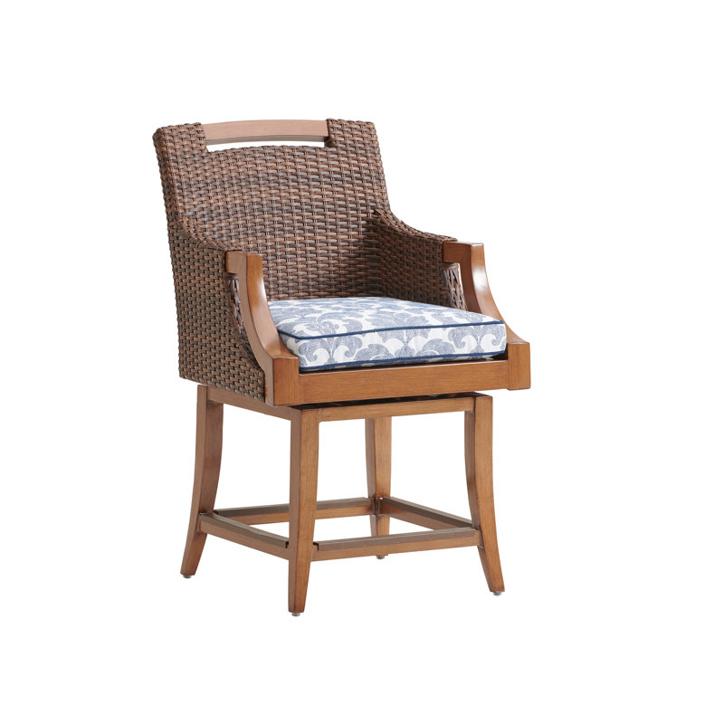 Harbor Isle Swivel Bar Stool, Counter Stool (24.25" Seat Height)
