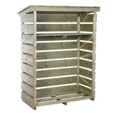 Edgemoor 119cm W x 56cm D Solid Wood Log Store