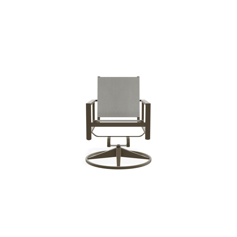 Tribeca Sling Swivel Rocker, Beachwood, Augustine Oyster