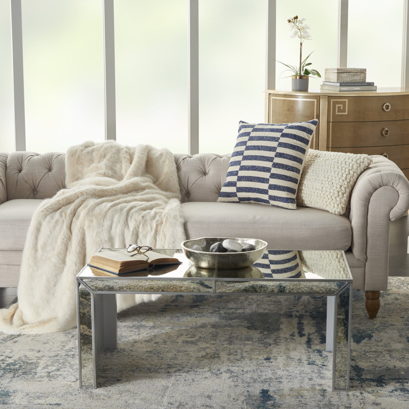 Cotton Reversible Throw Pillow