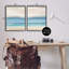 "Cadre photo unique Subtle Beach Seascape" par Amber Sterling 2 - Pièces sur toile-605651145-605420060