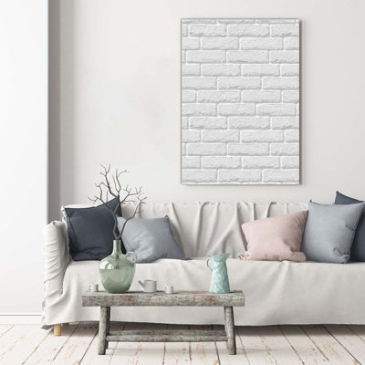 Brick Wall - Wrapped Canvas Print