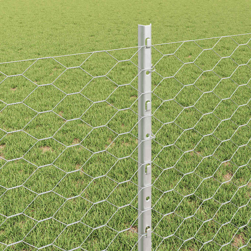 80cm H x 1000cm W Steel Fence Panels Included