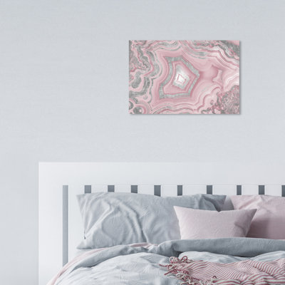 «Dreaming About You Geode Blush», impression sur toile tendue