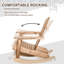 Chaise berçante Adirondack en bois Muskoka-1154358429