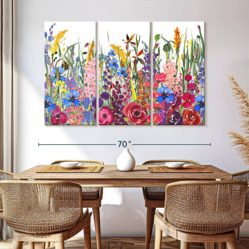 Harnek Beautiful Country Meadow, 42" H x 65" W