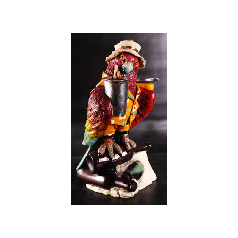 Statue de petit perroquet Johannie