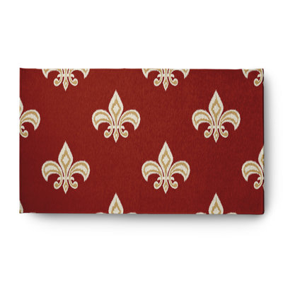 Chenille Damask Indoor Rug