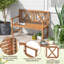 Banc de jardin en bois Irven