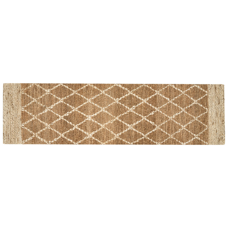 Alexzandria Geometric Wool Hand Woven Area Rug, Runner 80 x 300cm