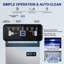 200 Lb. Daily Production Cube Clear Ice Stainless Steel Under Counter/Freestanding Ice Maker