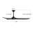 Black Solid Wood Ceiling Fan With Light-1699609426