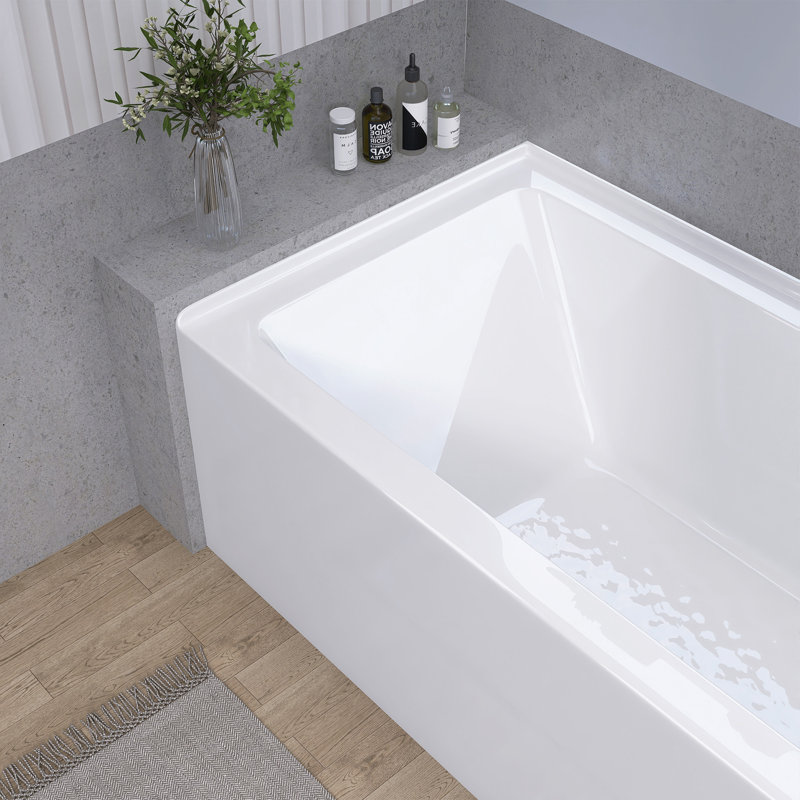 60'' x 32'' Soaking Acrylic Bathtub, Right