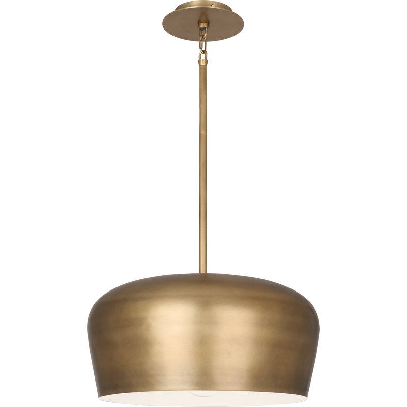 Elegant Rico Espinet Bumper Warm Brass Bowl Pendant Light